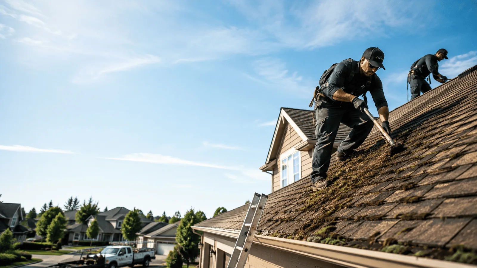 Roof Moss Removal in Fairmont, WV near me